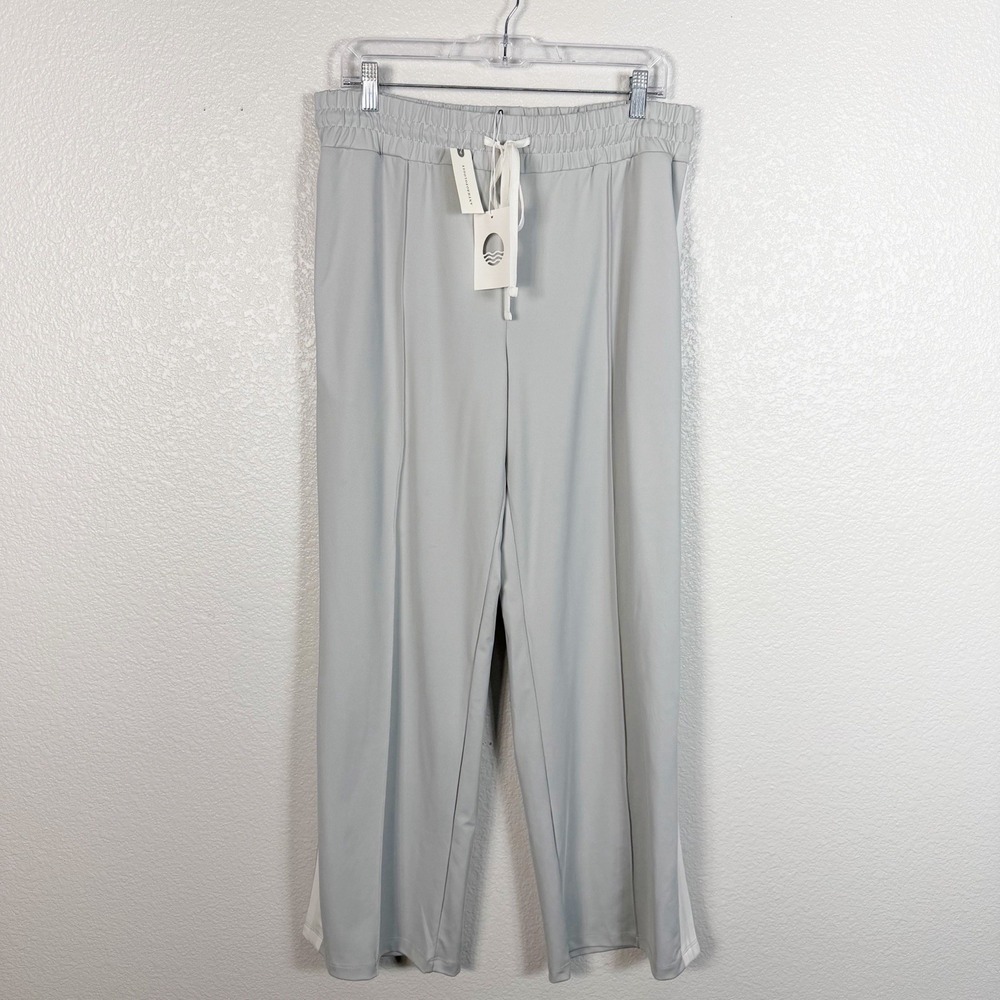 Anthropologie Daily Practice NWT Side Stripe Straight Leg Track Pant Size M